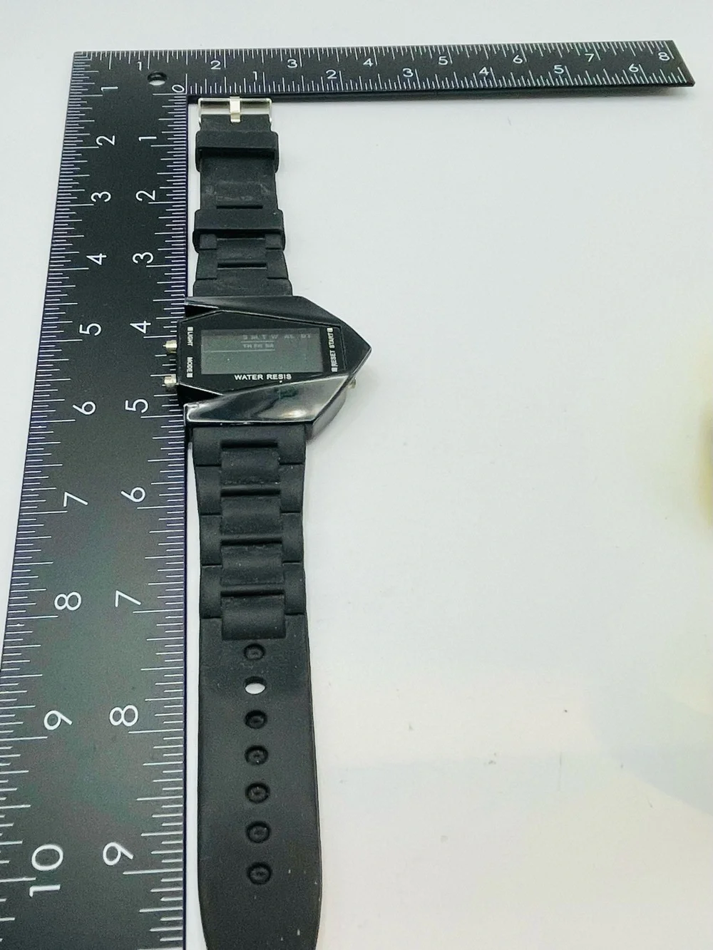 Men’s Sports Military Digital Watch - Black Silicon Band